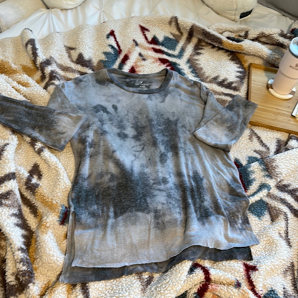 American Eagle Soft and Sexy grey sweater